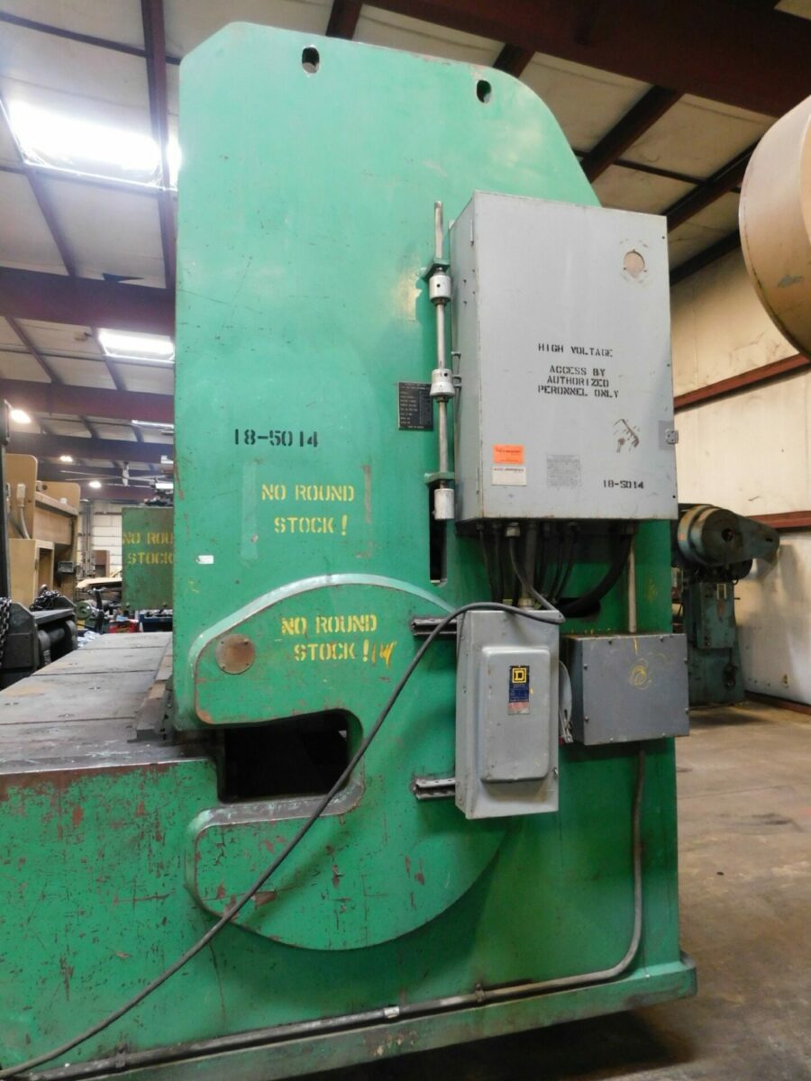 Accurshear #875012, shear, power back gauge, blade gap adjustment, 1985 - Image 2