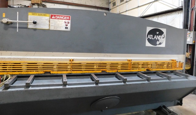 1/4" x 10' Atlantic #HDE10-1/4, sahear, 39" power back gauge, adj blade gap, adj rake angle - Image 8