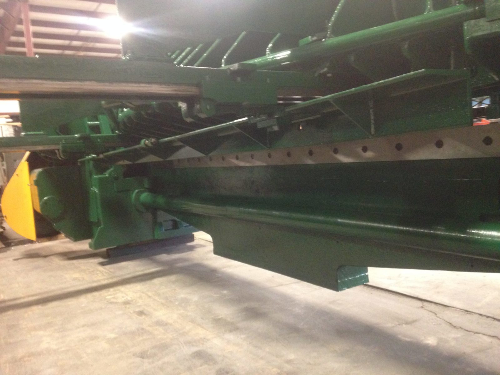 1/2" x 12' Wysong #1250, mechanical shear, 48" power back gauge, 12' support arm, 25 HP, 1968 - Image 4