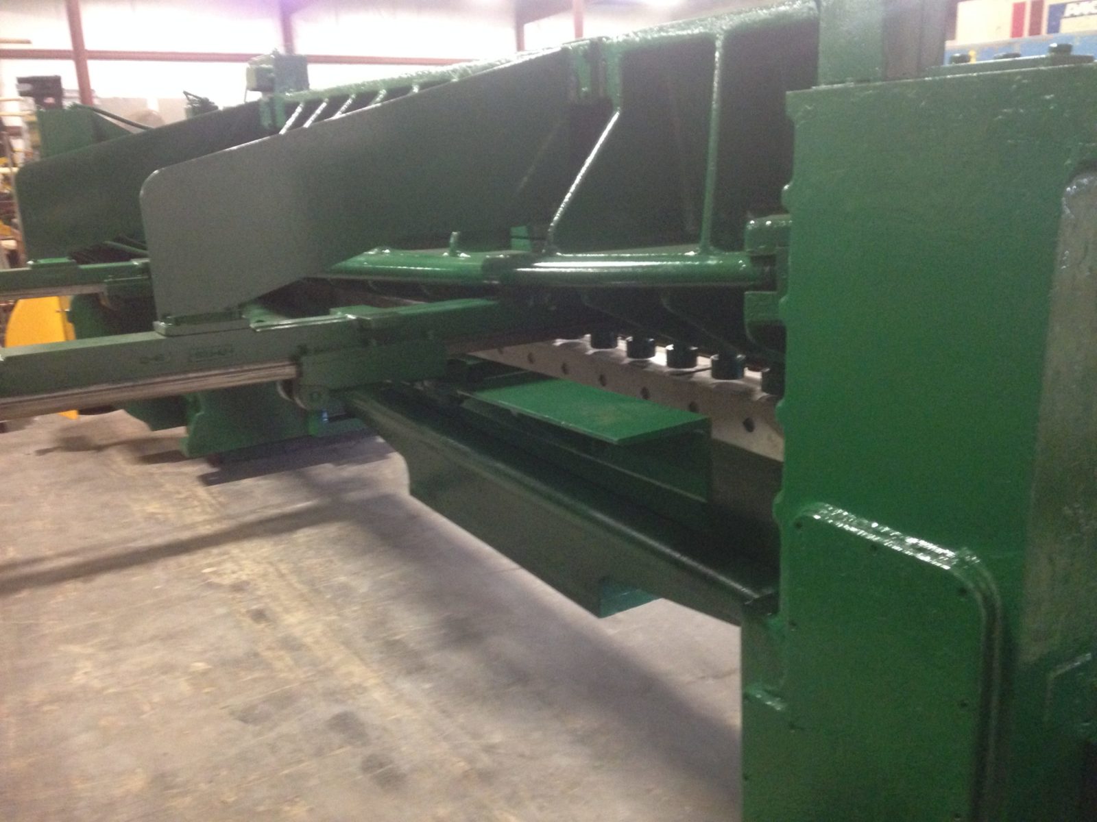 1/2" x 12' Wysong #1250, mechanical shear, 48" power back gauge, 12' support arm, 25 HP, 1968 - Image 5