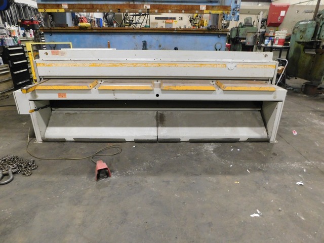 14 gauge x 10' RAS #52.31, electro-mechanical shear, 24" manual back gauge, front return sheet support system - Image 1