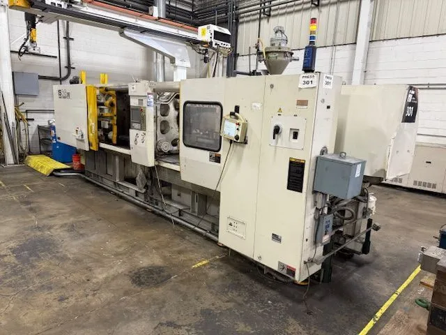 390 Ton, 41 oz., Toshiba #ISGS390V21-19, horizontal plastic injection molder, 28.7" x 28.7" tie bar spacing - Image 6