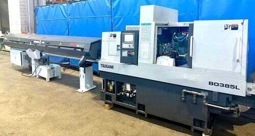 Tsugami #B0385L, CNC Swiss lathe, 1.5" bar, 3.93" max L, 14.8/7.4 HP, C axis index, 6k/7k RPM, 5 axis, 23 - Image 1