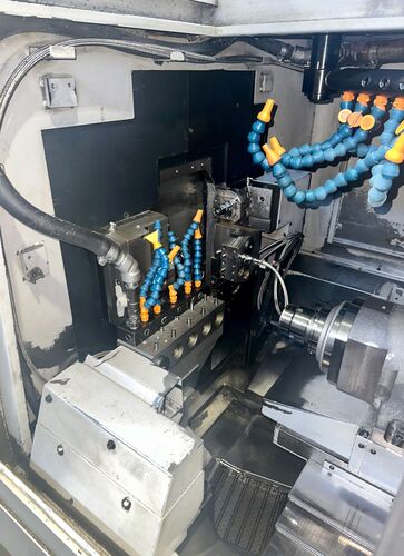 Tsugami #B0385L, CNC Swiss lathe, 1.5" bar, 3.93" max L, 14.8/7.4 HP, C axis index, 6k/7k RPM, 5 axis, 23 - Image 3
