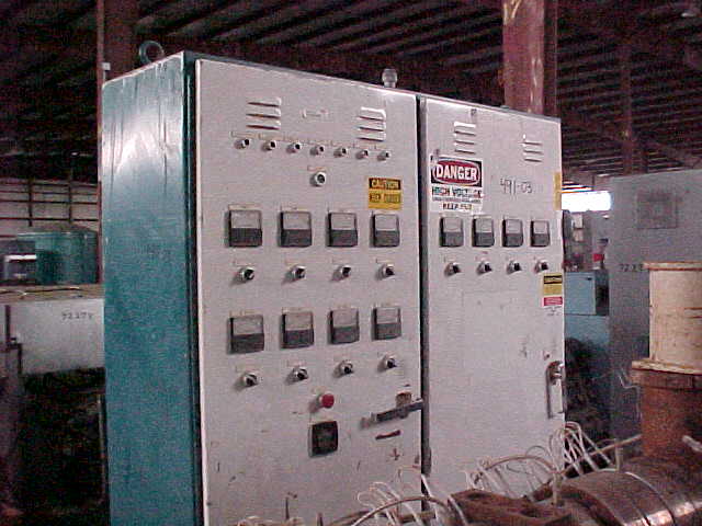 Extruder Temperature Control Panel, No Temp. Controllers, 40 HP DC drive - Image 1