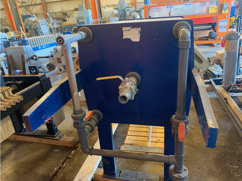 31" U.S. Filter #800G32-20-10DYLW, Plate/Frame Filter Press, (21) Plates, 135 sq.ft. Surface Area, 100 psi - Image 7