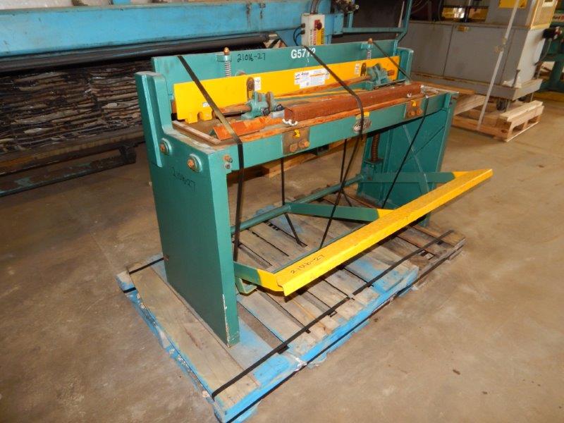 18 gauge x 52" Grizzly #G5772, Foot Shear, 0"-12.5" Front & 0"-35" Rear Step Gauge Range, 2017 - Image 2