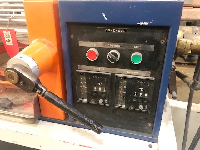 6" x 12" Schwaberthan #Polymix-110-P, Laboratory 2-Roll Mill, Electric Heated Rolls w/Water Cooling, 13.75" - Image 8