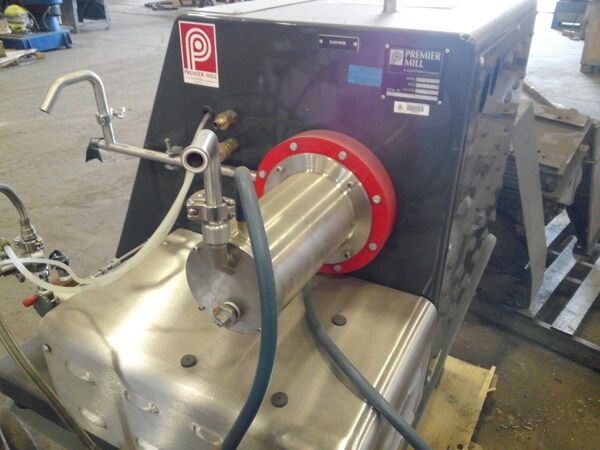 Netzsch #LME1/LMJ1, Horizontal High Speed Fine Grind Mill, 32" x 22" x 50" Dimensions, 3 HP, 480 V - Image 9