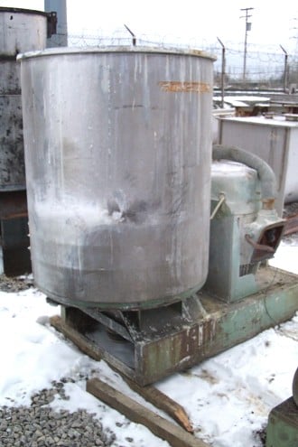 350 gallon Kinetic #5C, Dispersion Kady Mill, Stainless Steel, 4' diameter x 4' deep Jacketed Bowl, 6" - Image 1