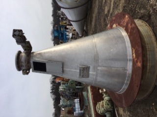 29 cu.ft. Vrieco #10VV-2, Nauta Mixer, Stainless Steel, 62" diameter x 83" cone, 2 HP Orbiting Mixer, 7.5 HP - Image 1
