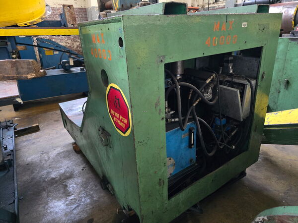 40000 lb. Coil Car, 72" outside dimension, hydraulic unit, electric cable reel - Image 2