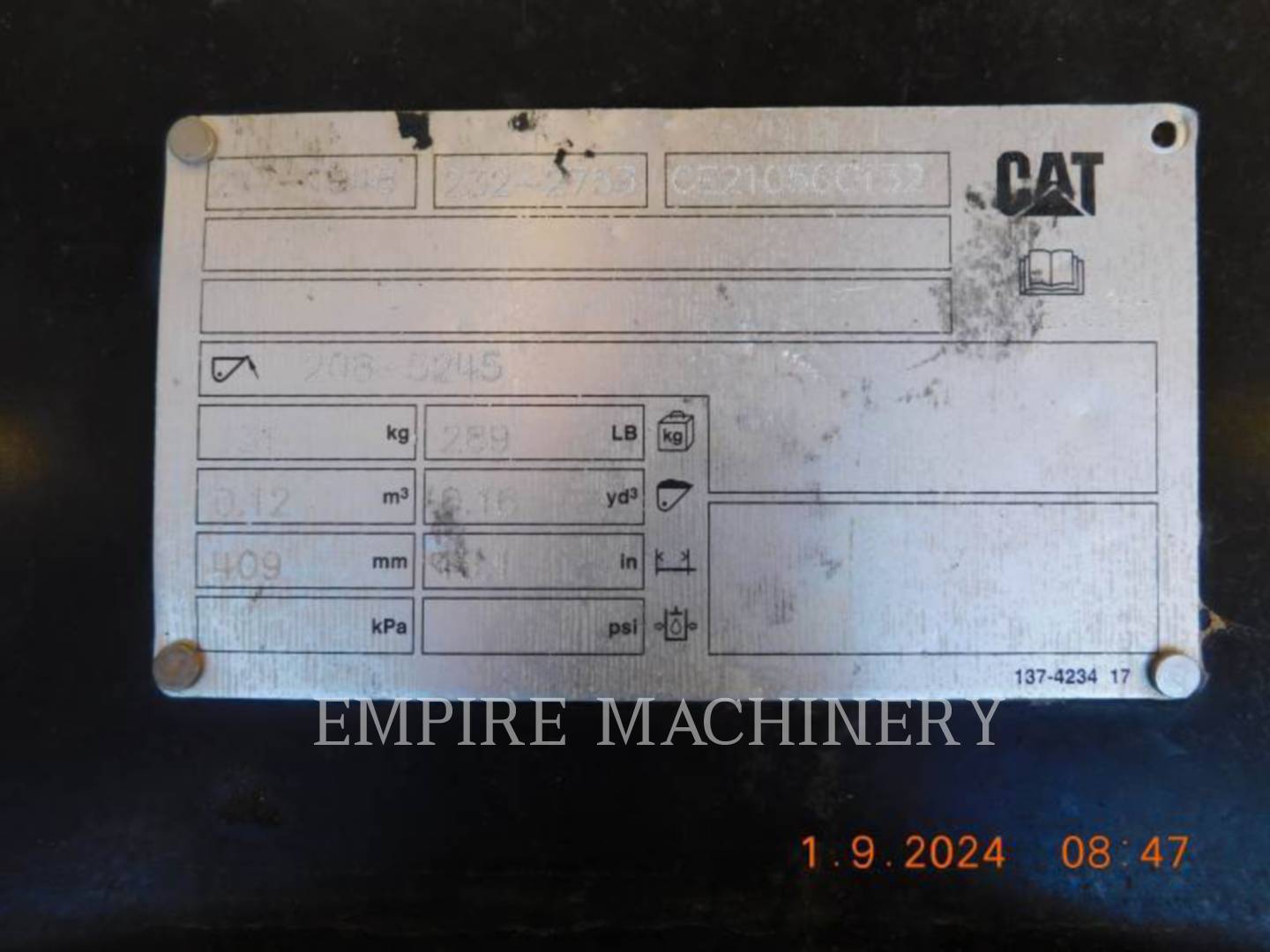 Caterpillar BL-16PL, Compaction Wheel, S/N: CE210500132, - Image 1