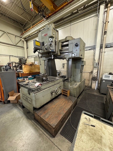 Sip Hydroptic #6R, jig borer, 11.81"stroke, 39.37"X, 31.29"Y, 31.49"Z, 2000 RPM, 12 HP, #4MT, 33.14"x43.3"tbl. - Image 1