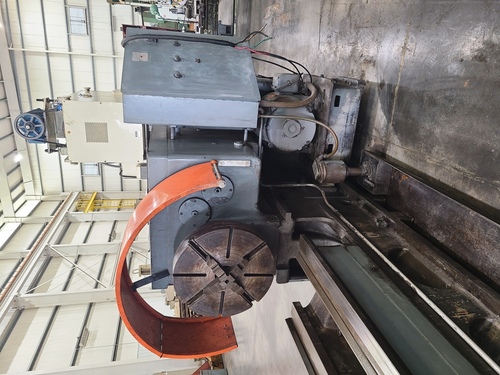 36"/58" x 201"/311" LeBlond #3220/58-NI Heavy duty sliding gap bed lathe, 4-jaw chuck, coolant pump, 1962 - Image 3
