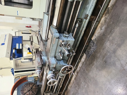 36"/58" x 201"/311" LeBlond #3220/58-NI Heavy duty sliding gap bed lathe, 4-jaw chuck, coolant pump, 1962 - Image 9