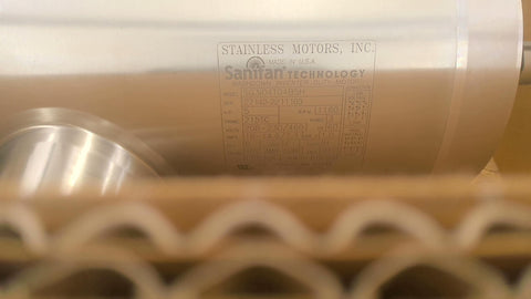 5 HP 1200 RPM Sanifan SG3104T04B5H, Frame 215TC, Stainless motor, 6P, 208-230/460 Volts - Image 3