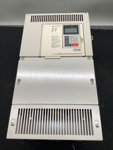 30 HP Yaskawa, CIMR-F7U4030, VFD, AC drive, 66 amp, 480 Volts - Image 1