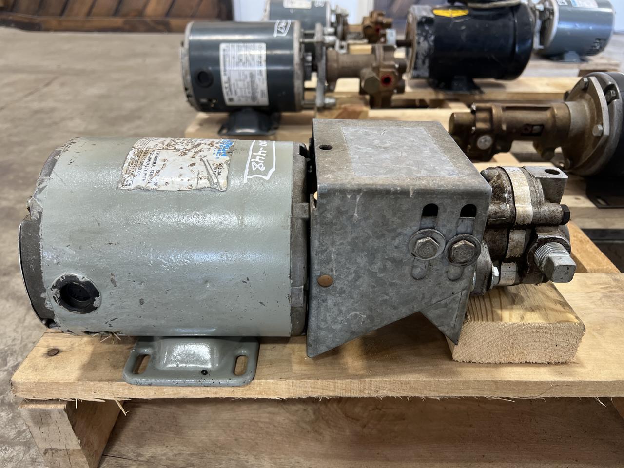 Marathon #VQB48S17D2113A, fuel transfer pump with electric, 1/3 HP AC motor for diesel or oil - Image 3