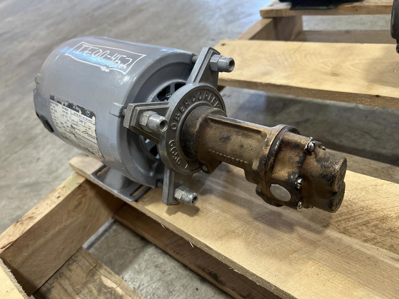 Westinghouse #MC85, fuel transfer pump with motor AC for fuel or oil - Image 2
