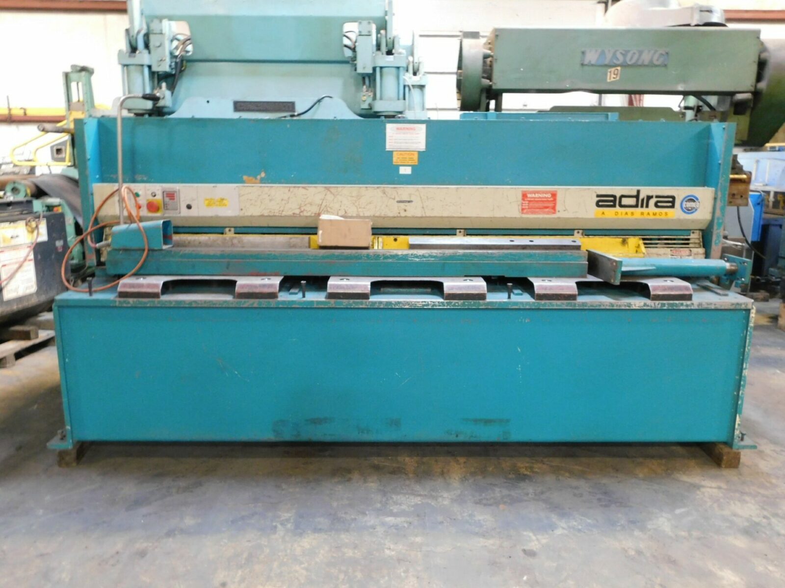 1/4" x 10' Adira #GHS-0630, shear, 39" programmable back gauge, blade gap adjust, 2002 - Image 1