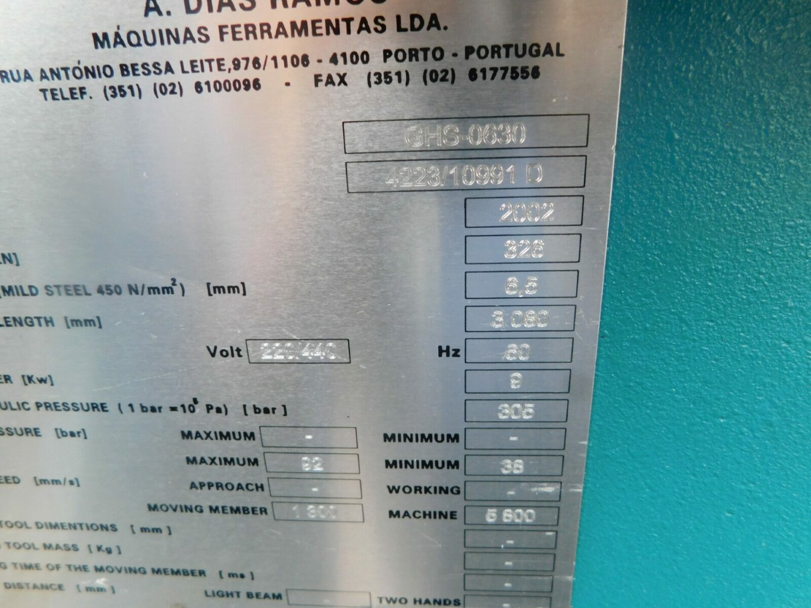 1/4" x 10' Adira #GHS-0630, shear, 39" programmable back gauge, blade gap adjust, 2002 - Image 8