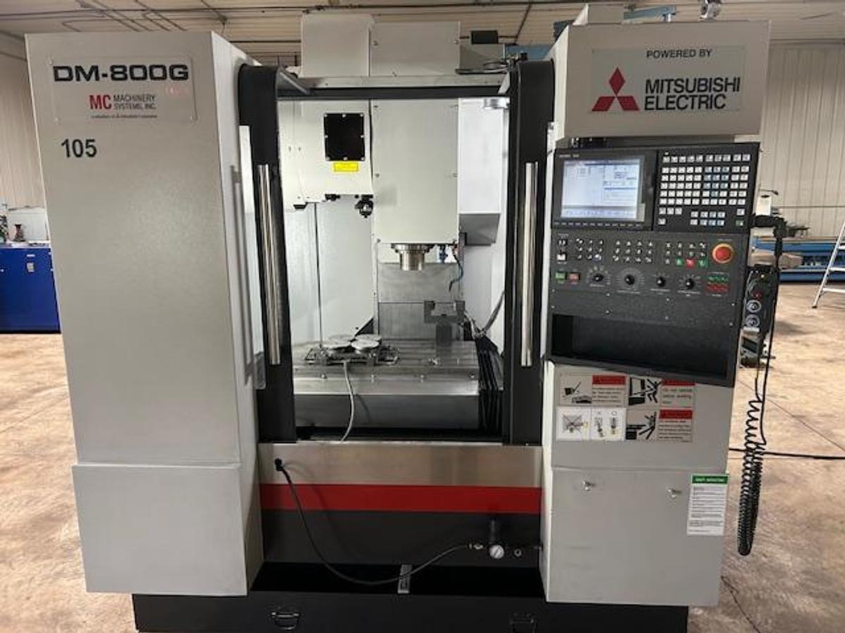 Mitsubishi #DM-800-G, vertical machining center, 24 automatic tool changer, 31.5" X, 19.7" Y, 21.3" Z, 15 HP - Image 2