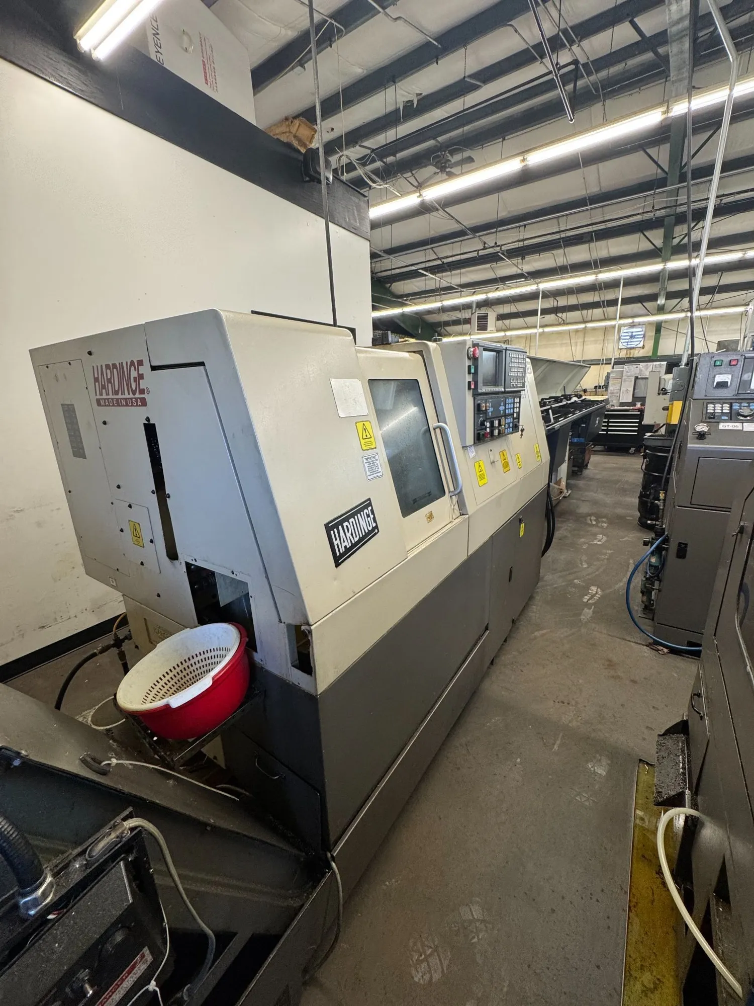Hardinge #ST-25, swiss type automatic screw, 1" bar capacity, 9.65" length, 200-6300 RPM, 7.3 HP, Fanuc 18-T - Image 3