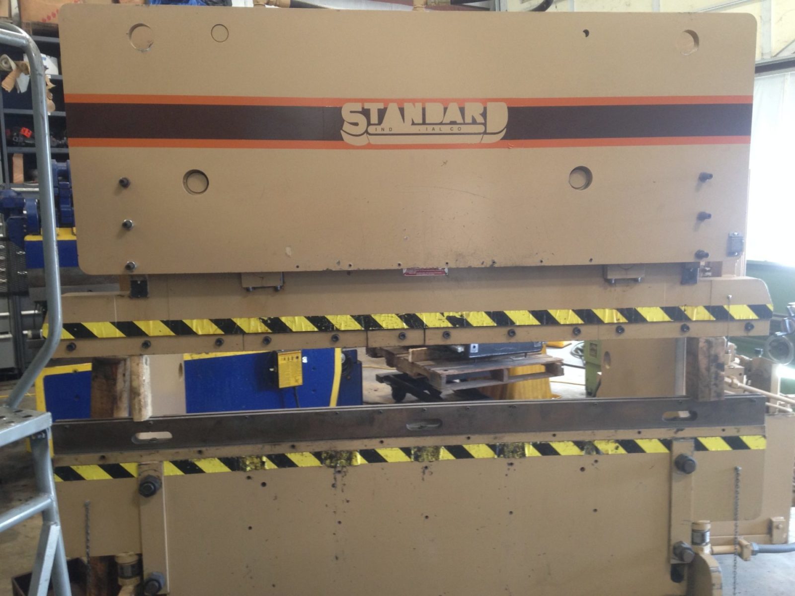 50 Ton, Standard Industrial #DB50-8, hydraulic press brake, 8' overall, 78" between housing, 6" stroke, 3 HP - Image 1