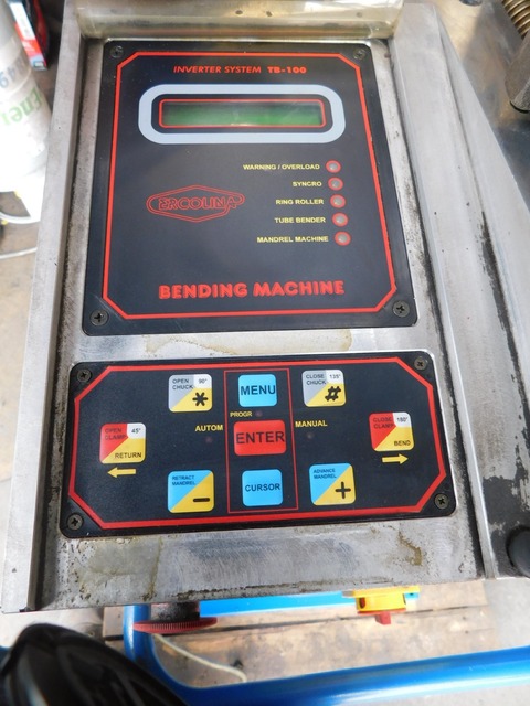 2-1/2" Ercolina #TOP-030, bender, includes 2-Axis positioning table, 2004 - Image 10