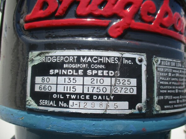 Bridgeport #Series-I, step-head vertical mill - Image 7