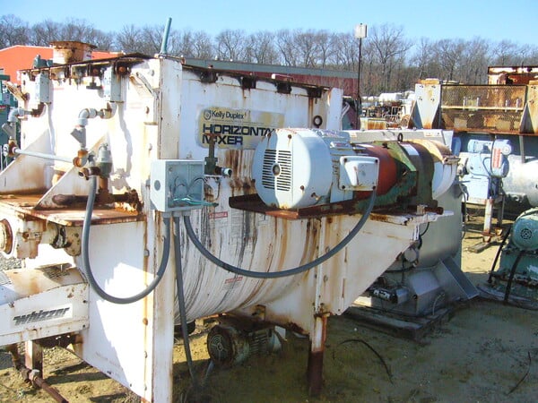 40 cu.ft. Kelly #W-DB10, Jacketed Paddle Blender, Carbon Steel, 42" diameter x 50" L Size, 6" Center Bottom - Image 3