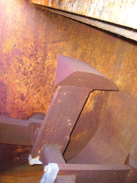 40 cu.ft. Kelly #W-DB10, Jacketed Paddle Blender, Carbon Steel, 42" diameter x 50" L Size, 6" Center Bottom - Image 5