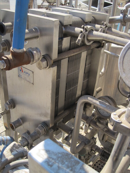 APV, Pasteurizer, On Unitized Base, w/Heat Exchanger, Pumps, Tank and Retention Tube, 75 psi @ 350°F Jacket - Image 6