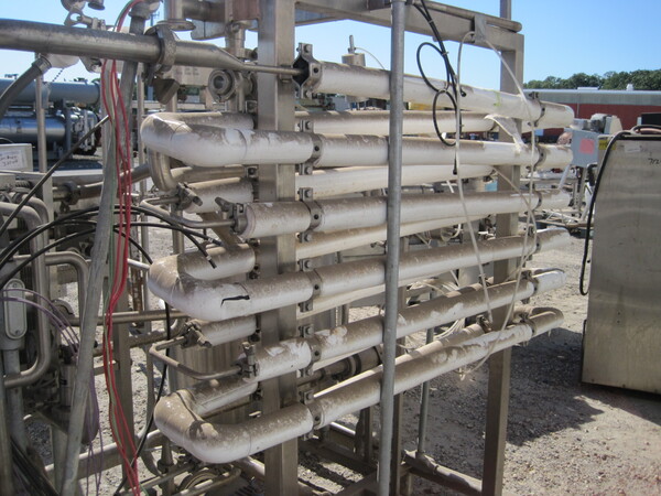 APV, Pasteurizer, On Unitized Base, w/Heat Exchanger, Pumps, Tank and Retention Tube, 75 psi @ 350°F Jacket - Image 7