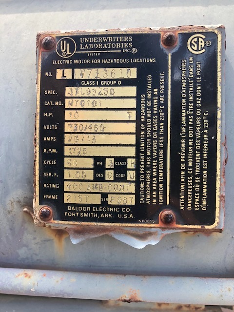 100 CFM, Nash #AT94, Vacuum Pump, Liquid Ring, 10 HP - Image 5
