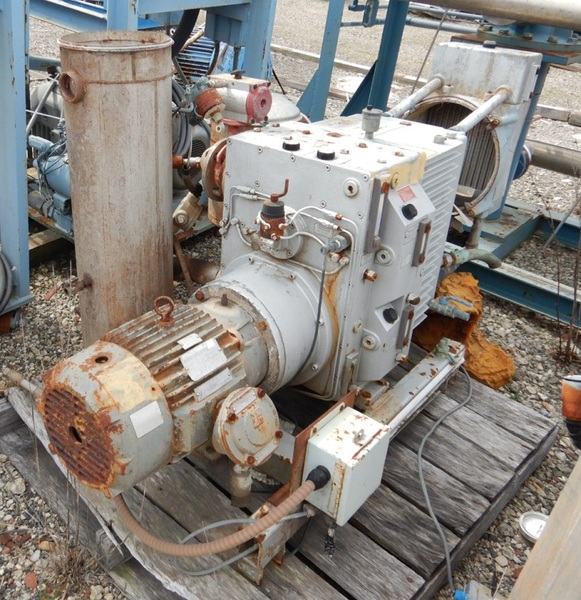 113 CFM, Rietschle #VWZ162-15, Vacuum Pump, 0.213 psi @ 40°F, 10 HP, 1800 RPM - Image 1