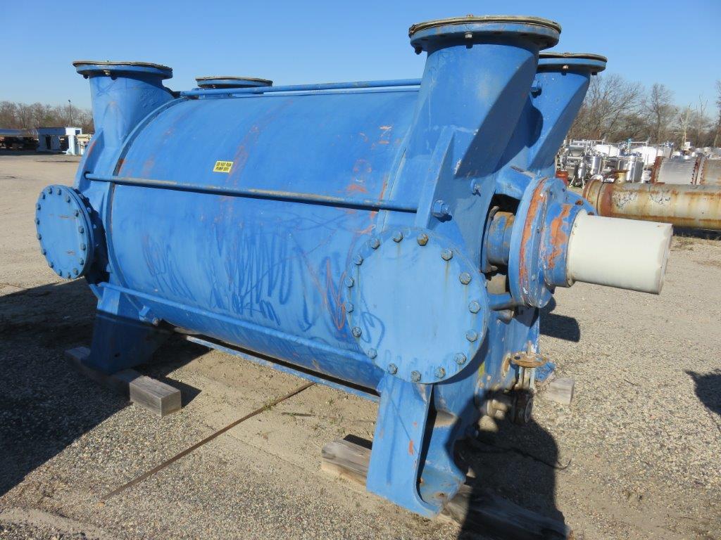 17000 CFM, Nash #2BE3720, Vacuum Pump, Stainless Steel Body, Cast Iron Heads - Image 2
