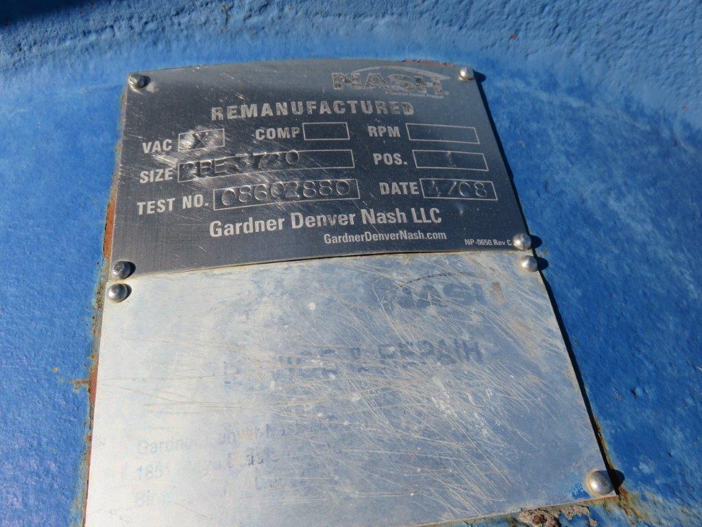 17000 CFM, Nash #2BE3720, Vacuum Pump, Stainless Steel Body, Cast Iron Heads - Image 7