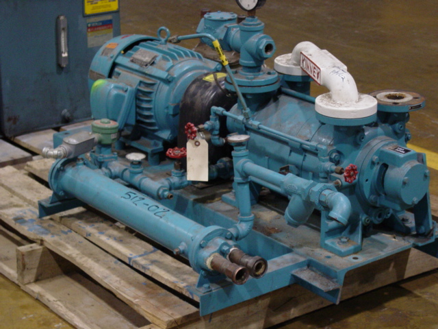 7 CFM, Kinney #KLRC-125-KSL, Vacuum Pump, Carbon Steel, 10 HP - Image 1