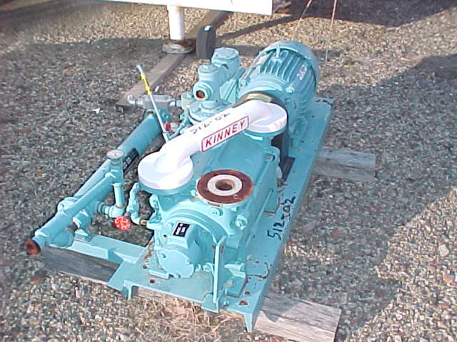 7 CFM, Kinney #KLRC-125-KSL, Vacuum Pump, Carbon Steel, 10 HP - Image 2