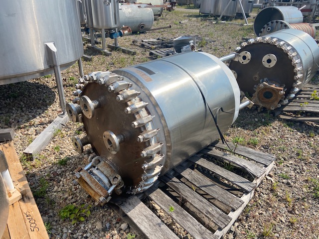 120 gallon Pfaudler, Glass Lined Jacketed Tank, 30" diameter x 33" straight side, 100 psi/FV @ 360&deg;F - Image 8