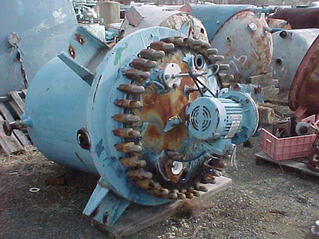 200 gallon Pfaudler #EL-Series, Glass Lined Reactor, 5015 Glass, 36" diameter x 42" straight side, 25 psi/FV - Image 3