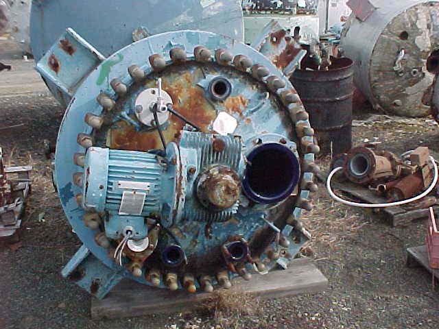 200 gallon Pfaudler #EL-Series, Glass Lined Reactor, 5015 Glass, 36" diameter x 42" straight side, 25 psi/FV - Image 4