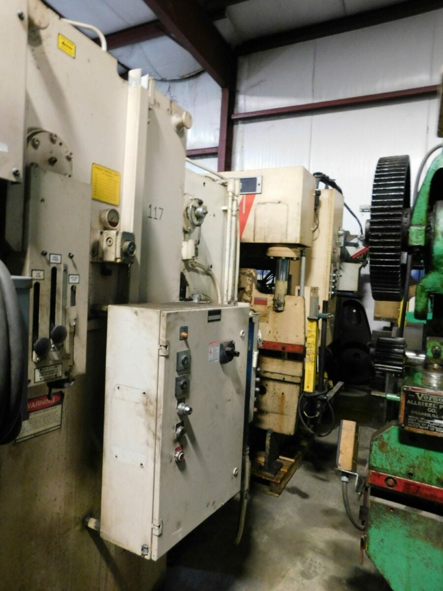60 Ton, Wysong #MTH60-72, press brake, 6' overall, 6" stroke, 9" adjustment - Image 6