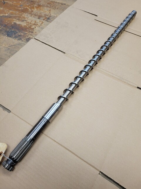 Cincinnati Milacron #5036914-68, Injection Molding Screw ONLY, 32mm x 844.55mm, 1.3" diameter x 33.25" long - Image 3