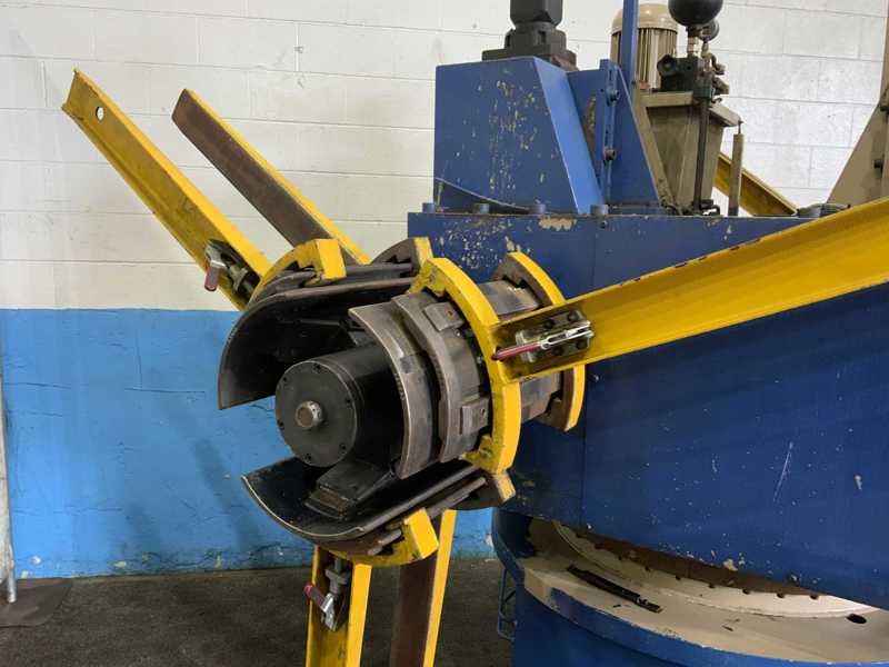 5000 lb. Arku #AH5000/2, double end coil reel & precision leveler, 12" width, 80" outside dimensions, 14"-20" - Image 3