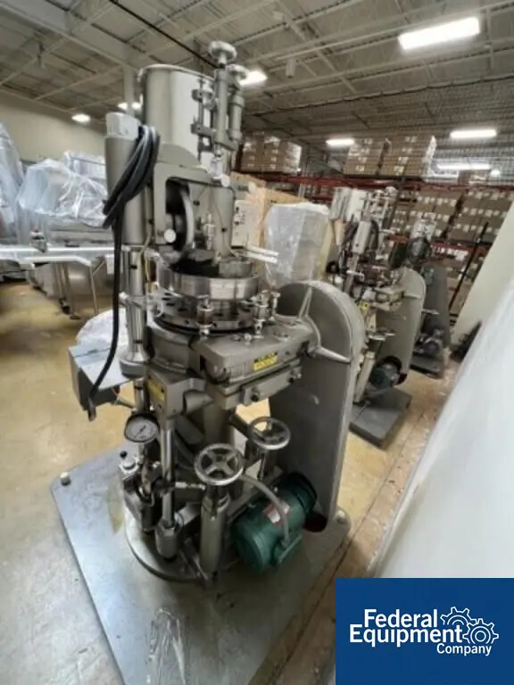 Key International #DB-16, Rotary Tablet Press, 16 Station, keyed upper guides, feed frame & hopper - Image 5