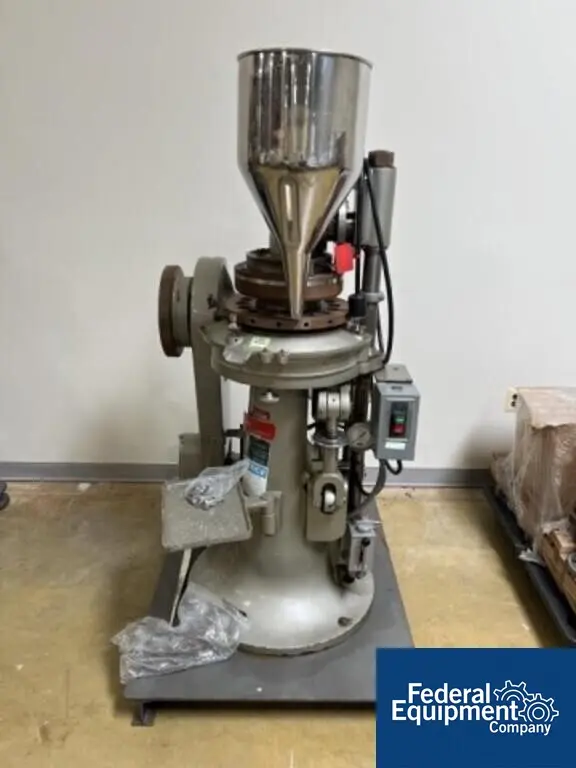 Key International #DC-16, Rotary Tablet Press, 16 Station, keyed upper guides, feed frame & hopper - Image 1