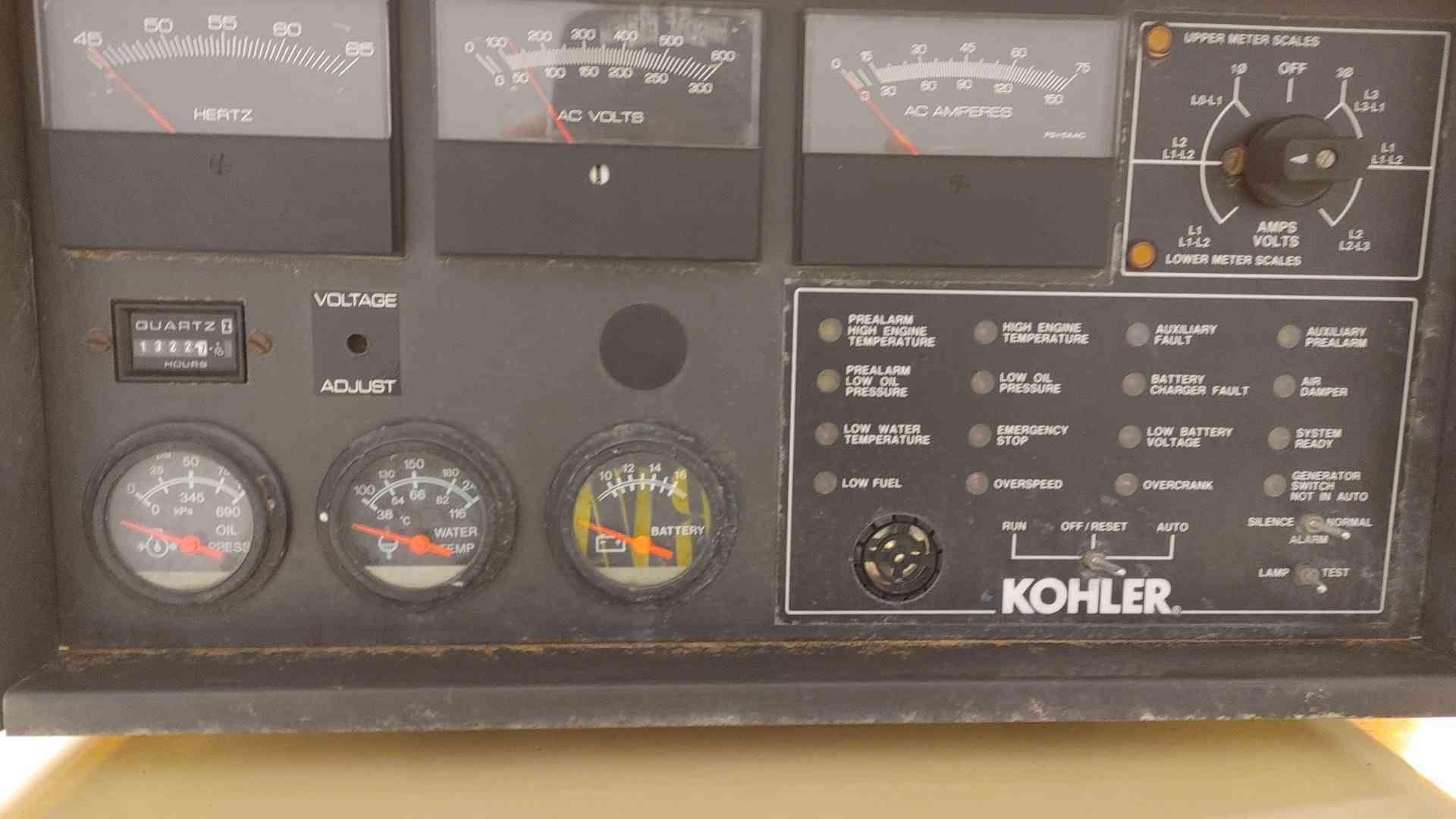 30 KW 33 KW Kohler #30R0ZJ61, Diesel Generator, 1 & 3PH, John Deere, 1322 Hrs - Image 4